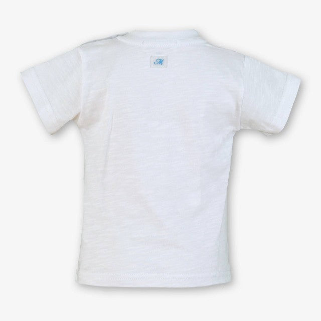 CAMISETA BEBE NIÑO BLANCO