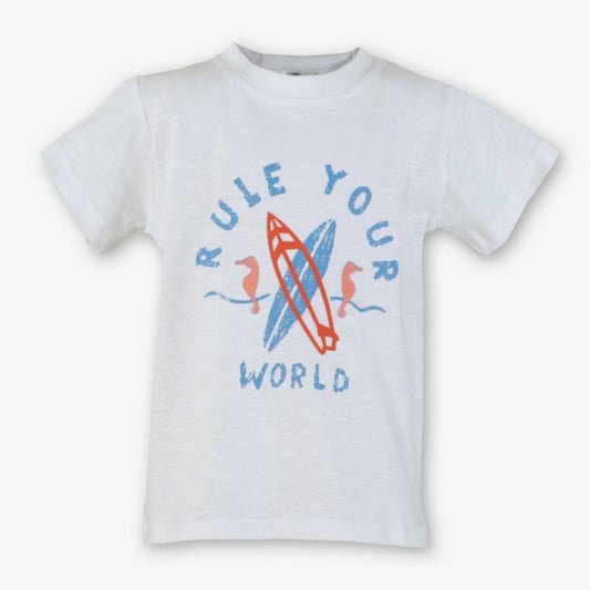 CAMISETA NIÑO BLANCO