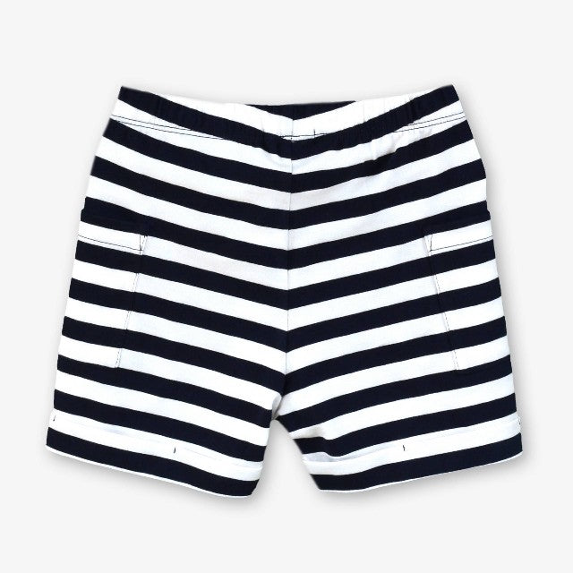 PANTALON CORTO BEBE NIÑO MARINO