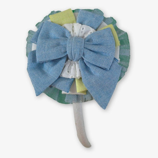 DIADEMA -PINZA AZUL