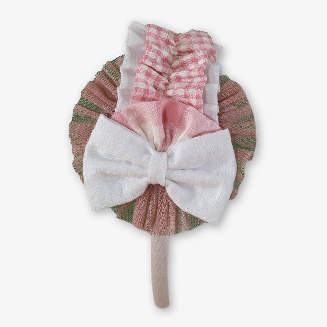 DIADEMA -PINZA ROSA