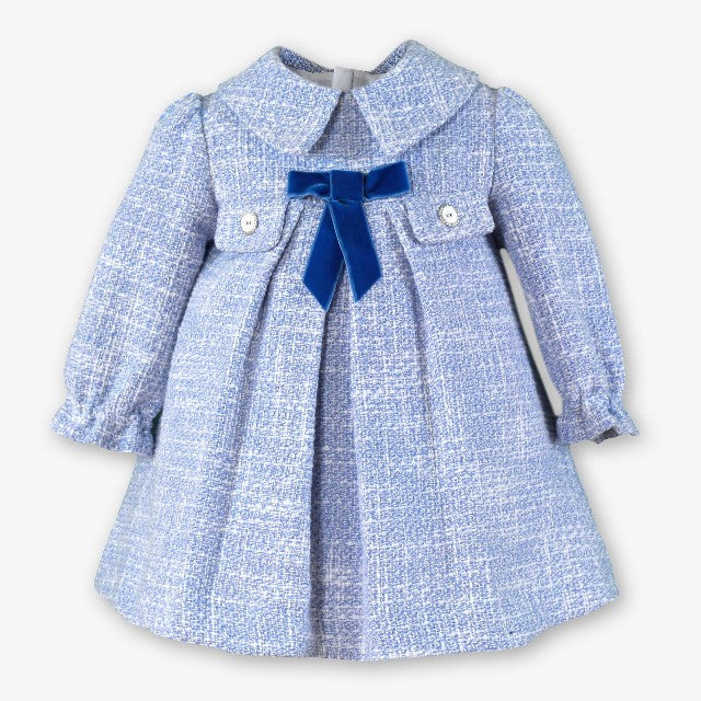VESTIDO BEBE AZUL