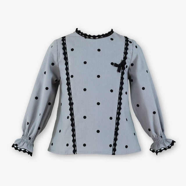 BLUSA INFANTIL NIÑA GRIS