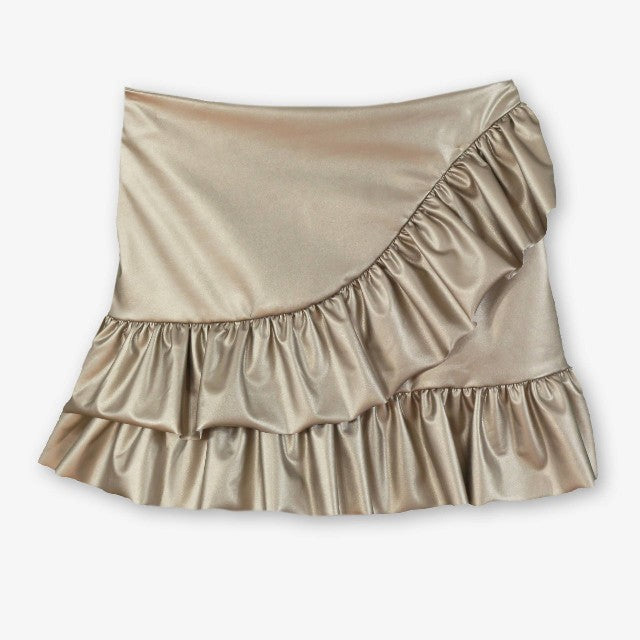 FALDA NIÑA ORO