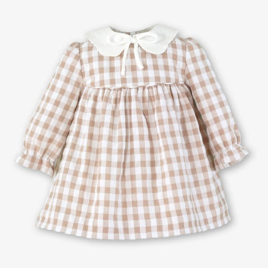 VESTIDO BEBE CAMEL