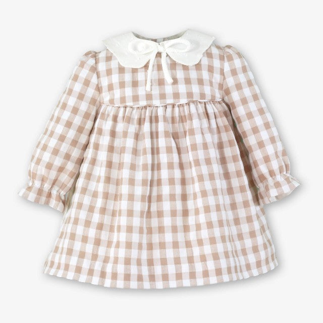 VESTIDO BEBE CAMEL