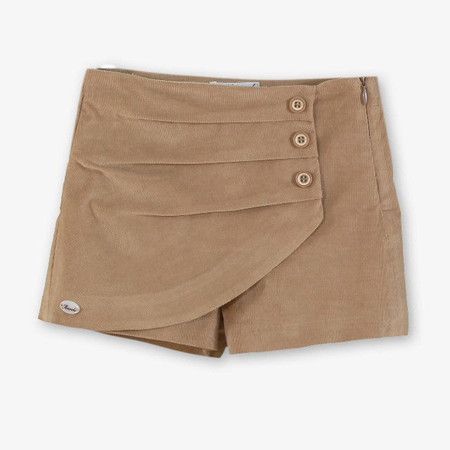 SHORT INFANTIL NIÑA CAMEL
