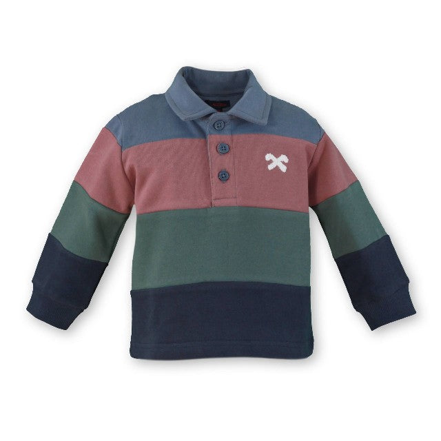 SUDADERA BEBE NIÑO AZUL