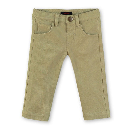 PANTALON BEBE NIÑO VERDE