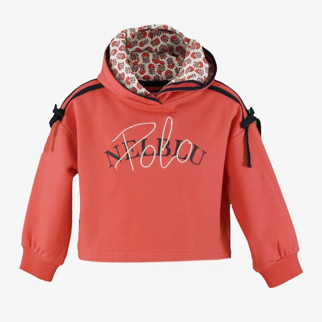 SUDADERA NIÑA CORAL